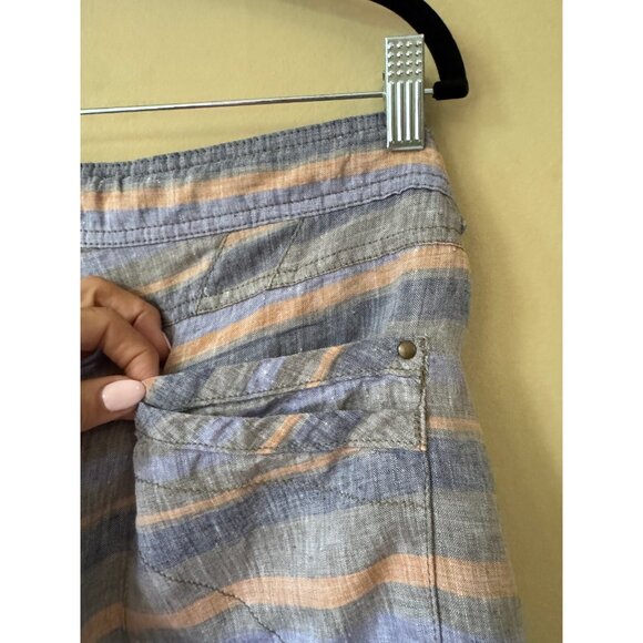 Toad‎ & Co Women's Far Flung Linen Shorts Sz 14 Casual Walking Everyday Summer - Picture 10 of 16